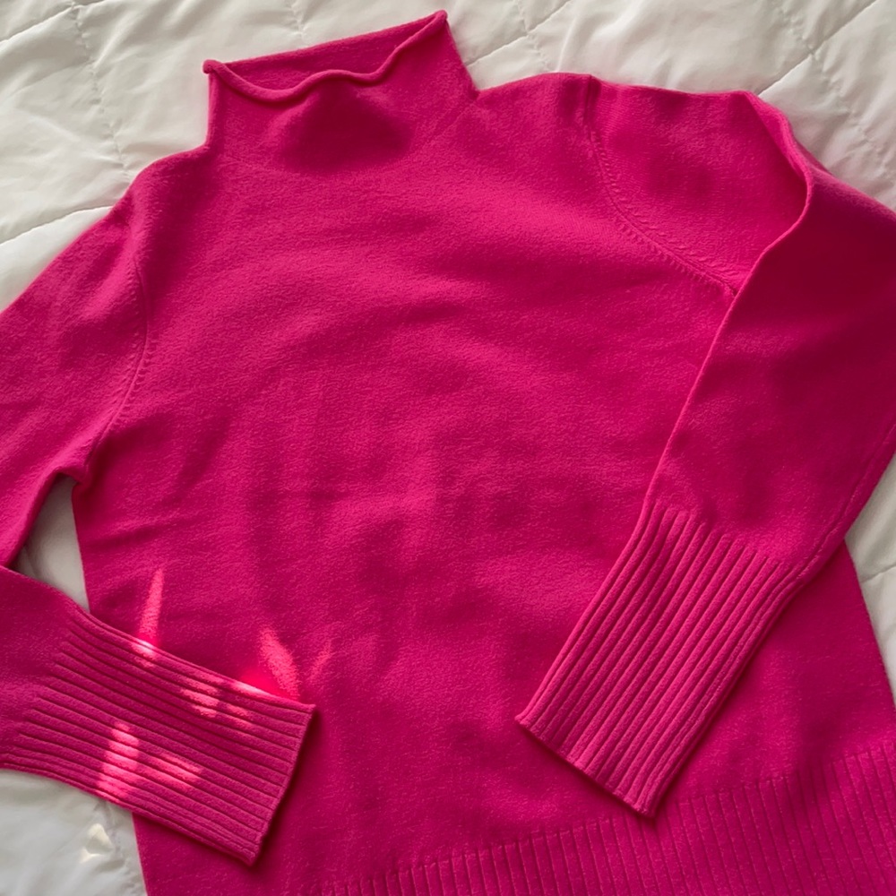 French Connection Hot pink Turtleneck